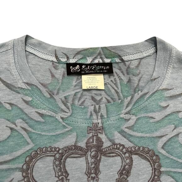 Self Esteem Y2K Royalty Cyber Punk Romantic Royal Top - Picture 2 of 2
